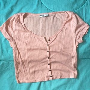 Coral/Pink  & White Crop Tops